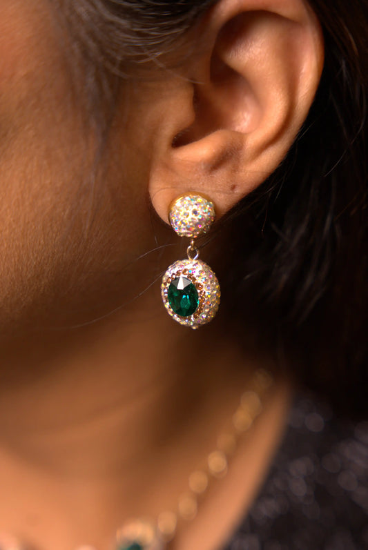 Antler Crystal Marquise Luxury Jewellery Set