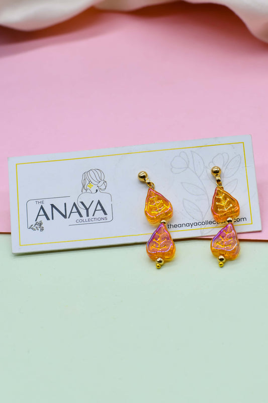Autumn Leaf Dainty Earrings