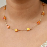 Autumn Leaf Dainty Necklace