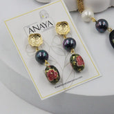 Eternal Bloom Floral Pearl Earrings