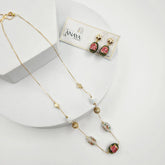 Blossom Murano Dainty Necklace Set