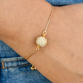 CZ Ball Bracelet