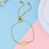 CZ Cluster Cute Hamza Pull Bracelet