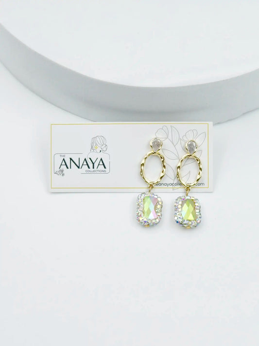 Celeste Royale - Agate Marcasite Earrings