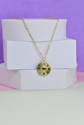 Coin Evil Eye Pendant Chain 2