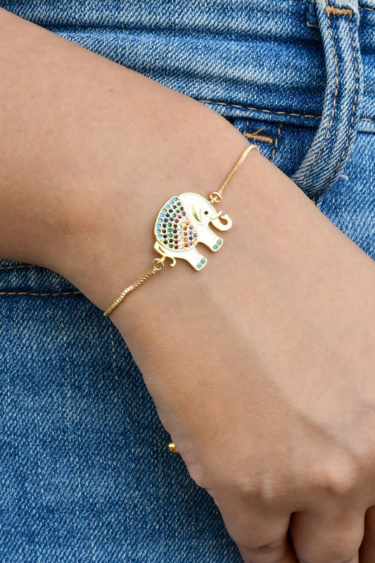 Colorful Cute Elephant Bracelet
