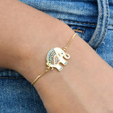 Colorful Cute Elephant Bracelet