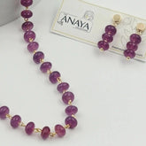 Coral Shell Pearl Necklace Set