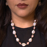 Crystal Marquise Shell Pearl Luxury Jewellery Set