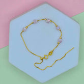 Cuboid Beaded Dainty Bracelet