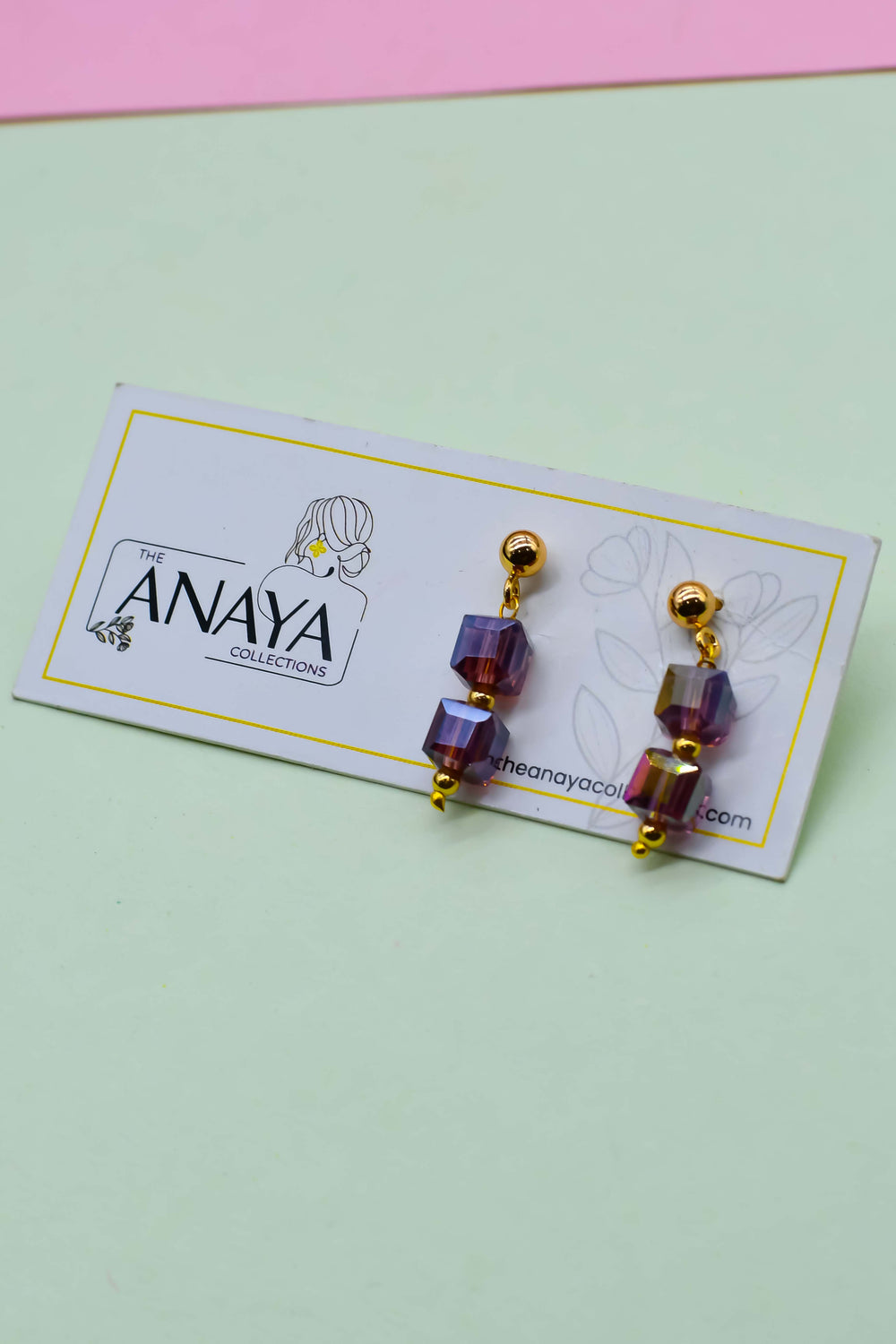 Cuboid Dainty Earrings