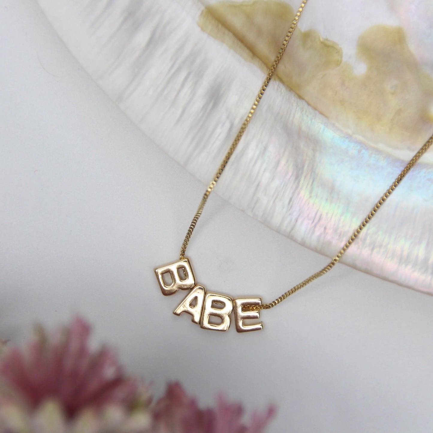Custom Name Pendant Chain