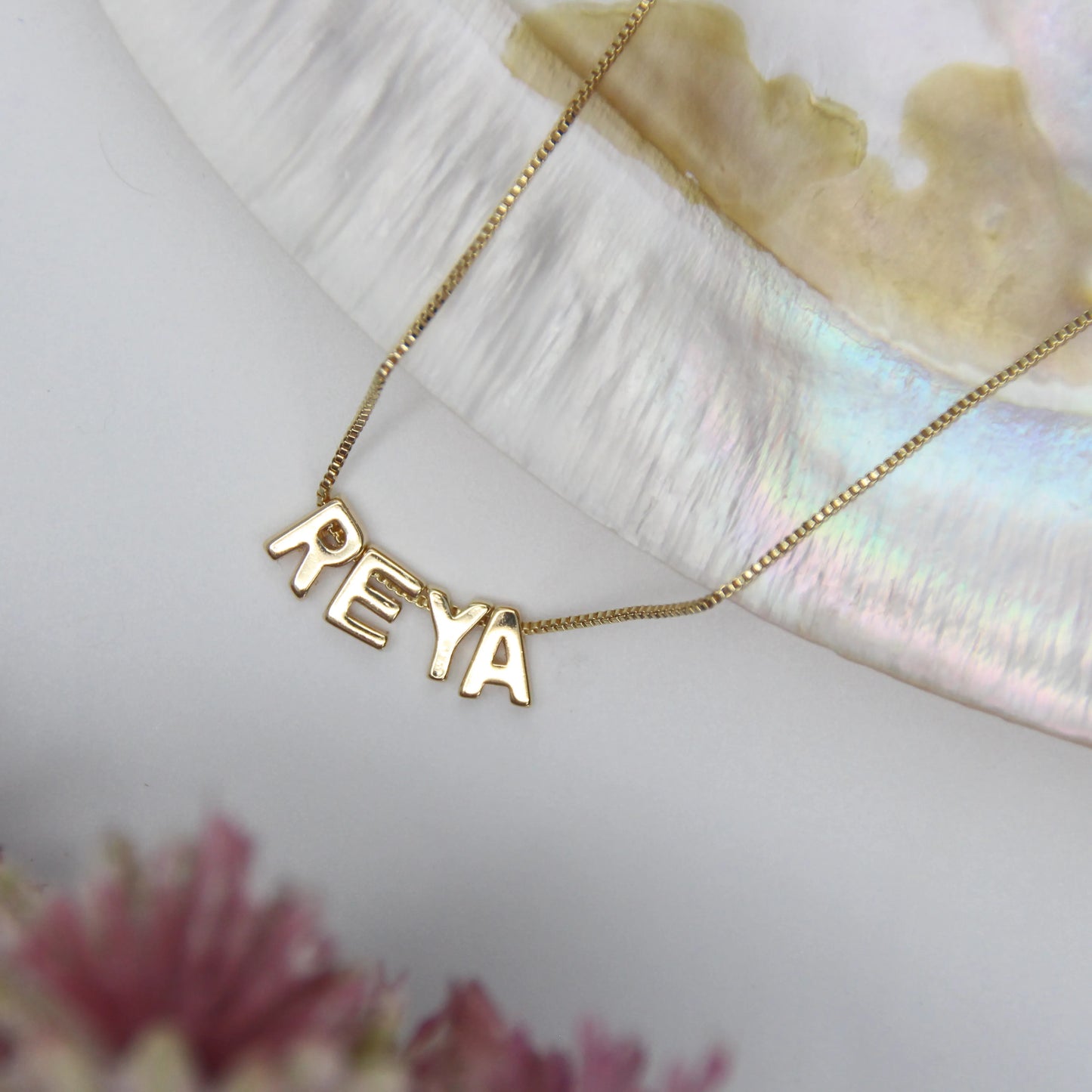 Custom Name Pendant Chain