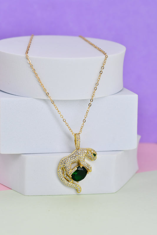 Emerald Panther Chain