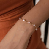 Ethereal Square Dainty Bracelet