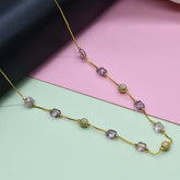 Ethereal Square Dainty Necklace
