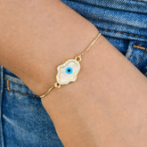 Evil Eye Hamza Bracelet