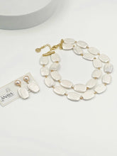 Flat Baroque Necklace Set