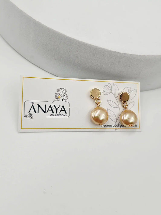 Gems Pearl Dainty Earrings