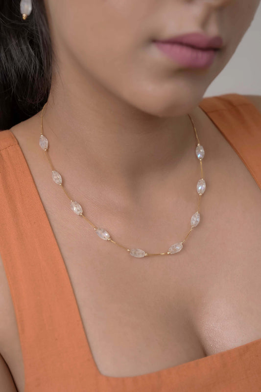 Glacial Beauty Dainty Necklace