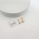 Golden Disco Earrings