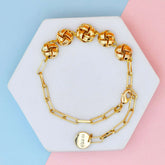 Knotted Link Bracelet