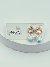 Luxury Agate Marcasite Kundan Earrings