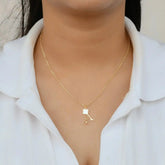MOP Key Pendant Chain