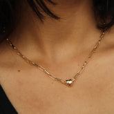 Magnetic Heart Pendant Chain