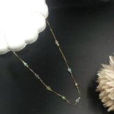 Mini Almond Pastel Dainty Necklace