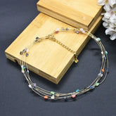 Minimal Crystal Necklace