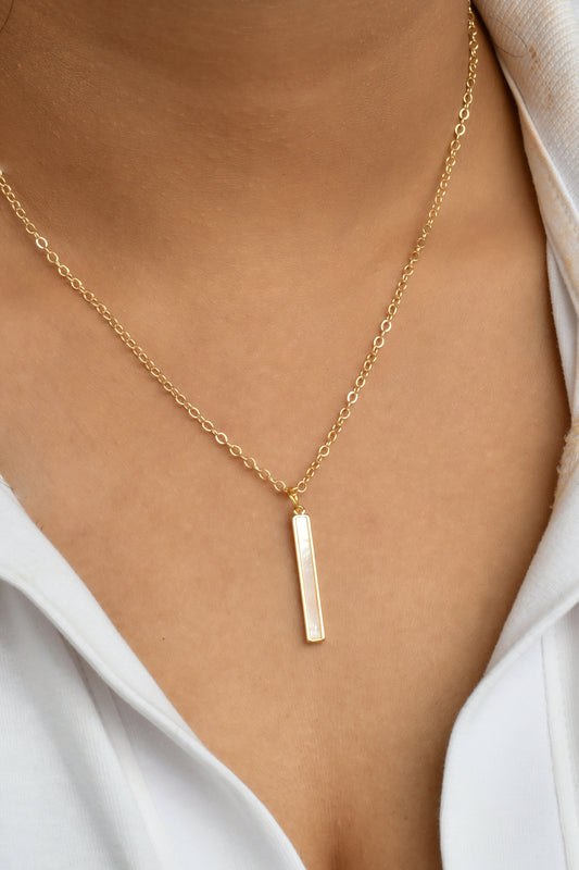 Mother of Pearl (MOP) Stick Chain