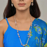 Mystic Shell Pearl Necklace Set