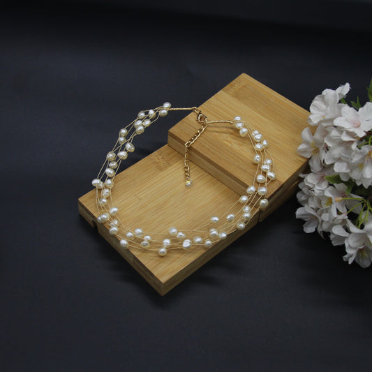 Ocean Elegance Pearl Necklace