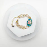 Oval Floral Ganthan Bracelet