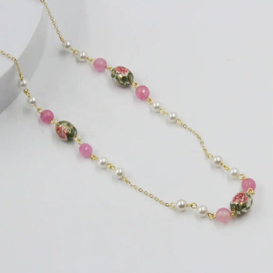 Blooming Floral Pearl Set