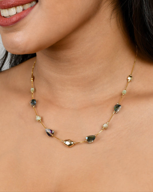 Pebble Harmony Dainty Necklace