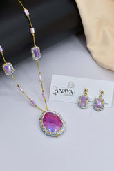 Pink Agate Dainty Set