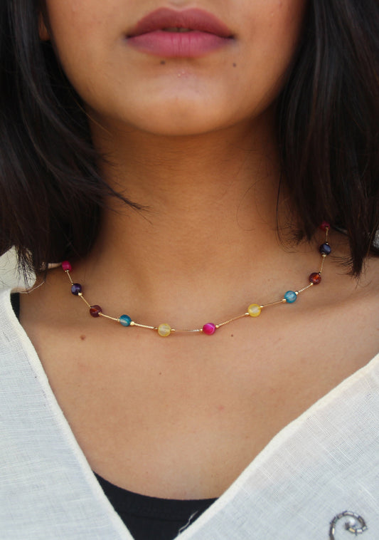 Prismatic Dainty Necklace
