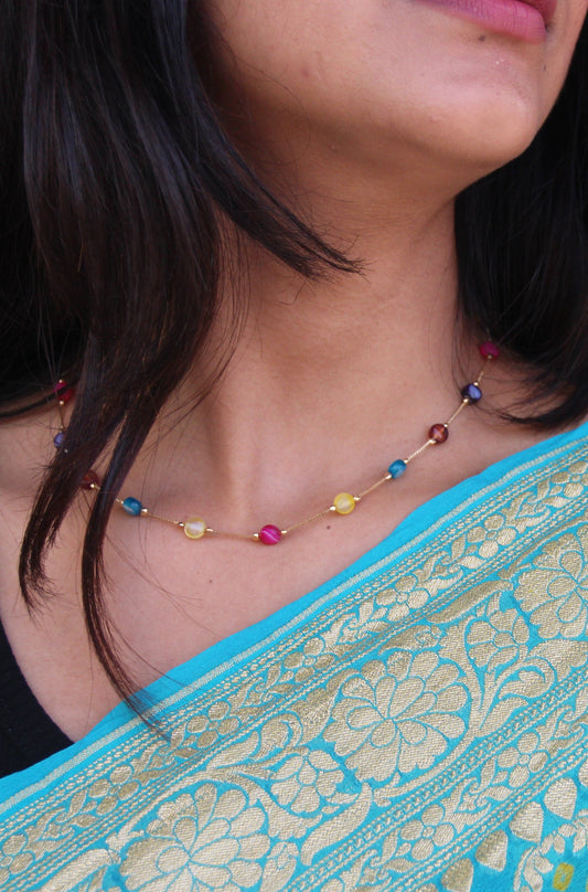 Prismatic Dainty Necklace