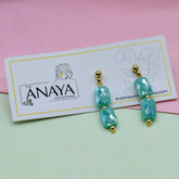 Rectangle Beaded Dainty Earrings