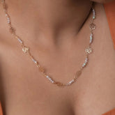 Rose & Pearl Grace Necklace