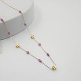 Ruby Box Dainty Necklace