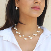 Set of 2 Baroque Pearl Necklace