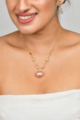 Shell Pearl Delight Dainty Necklace