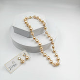 Small Shell Pearl Necklace Set