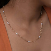 Star & Pearl Necklace