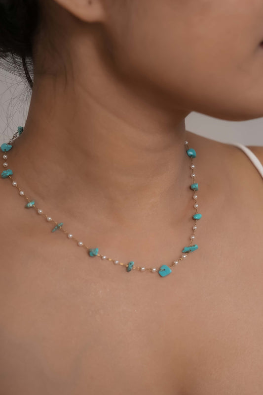 Turquoise Horizon Necklace