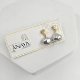 Uncut Gems Pearl Dainty Earrings