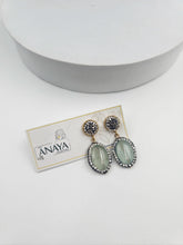 Marquise Agate Oval Earrings